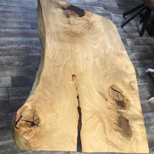 Дървен плот цяло парче Ясен